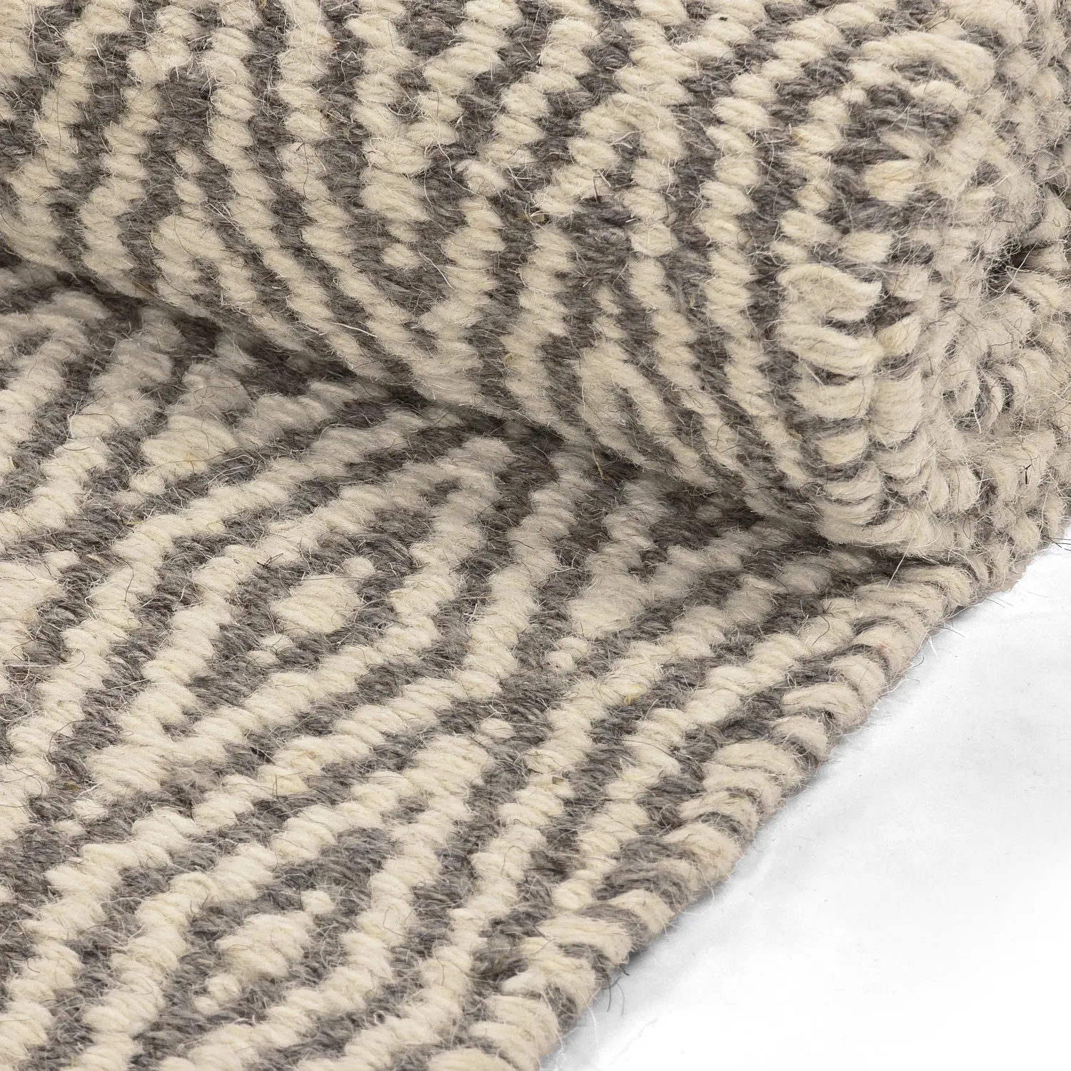 Wollen-vloerkleed - Monastir (grijs/wit)