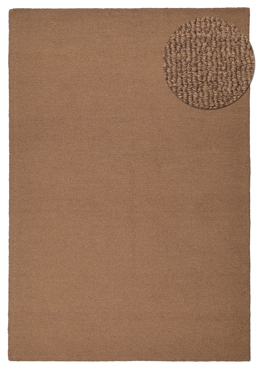 Wollen-vloerkleed - Montmartre Loop Handtufted Wool (bruin)