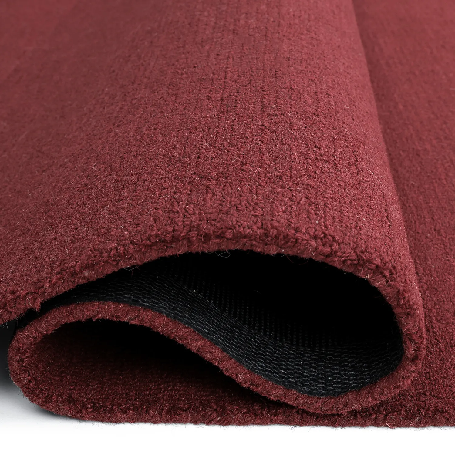 Wollen-vloerkleed - Montmartre Loop Handtufted Wool (bordeaux)