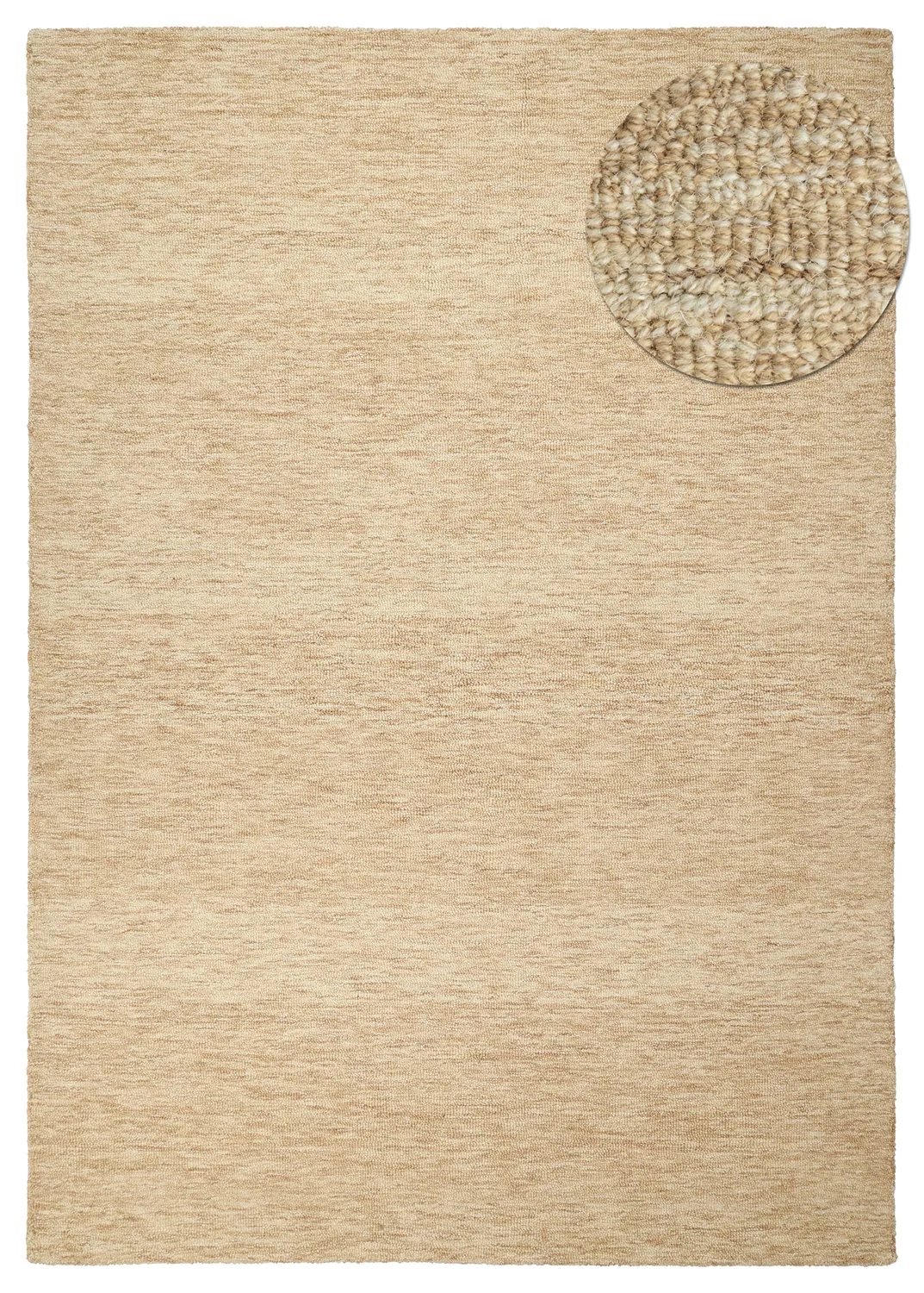Wollen-vloerkleed - Montmartre Loop Handtufted Wool (crème/beige)