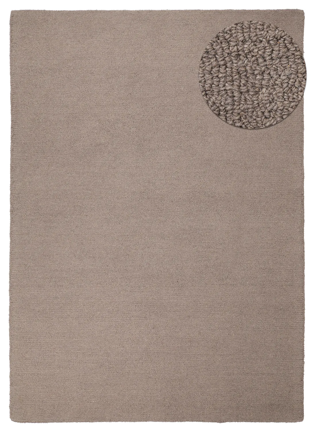 Wollen-vloerkleed - Montmartre Loop Handtufted Wool (taupe)