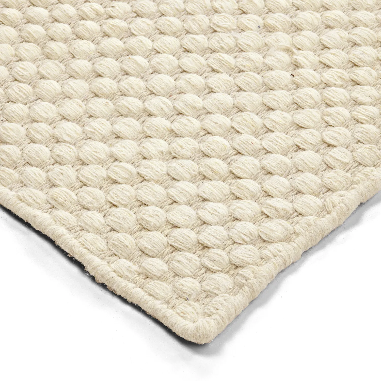 Wollen-vloerkleed - Ovelia (beige/wit)