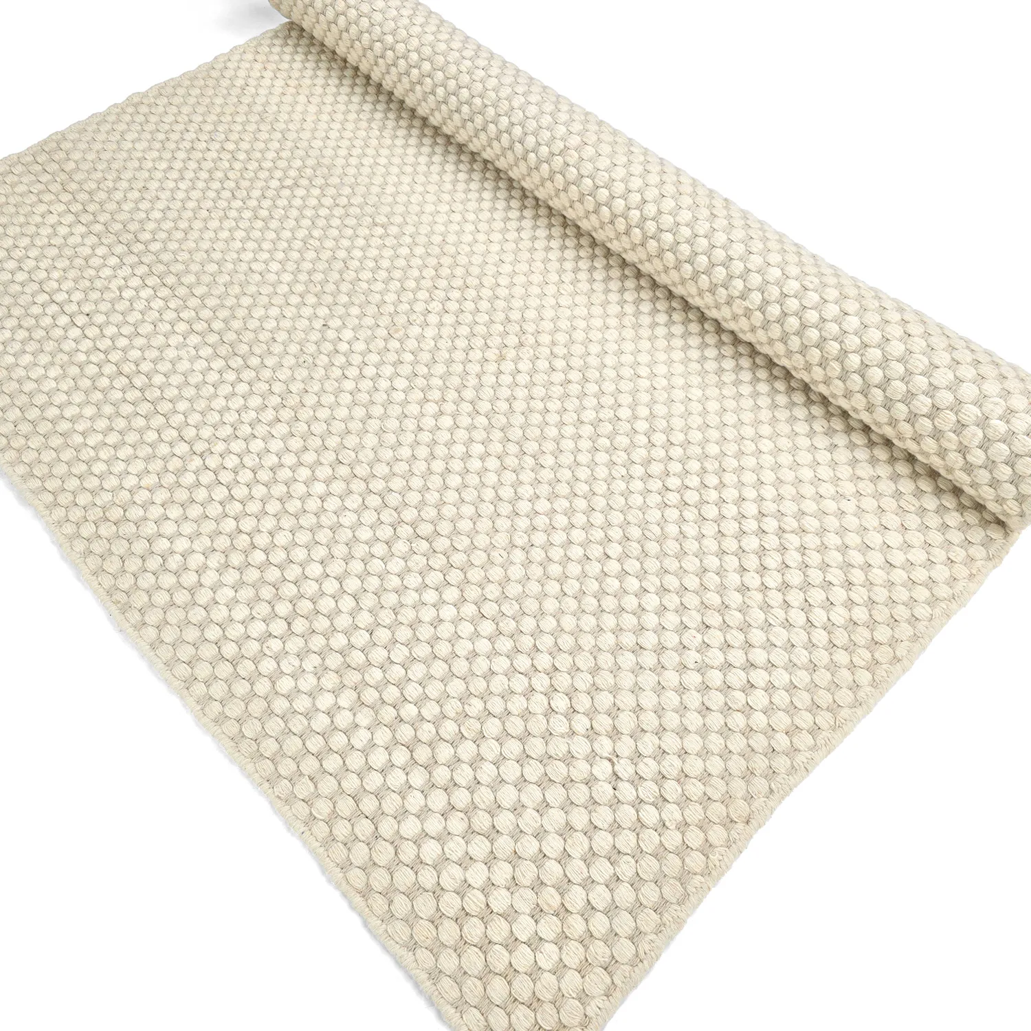 Wollen-vloerkleed - Ovelia (beige/wit)