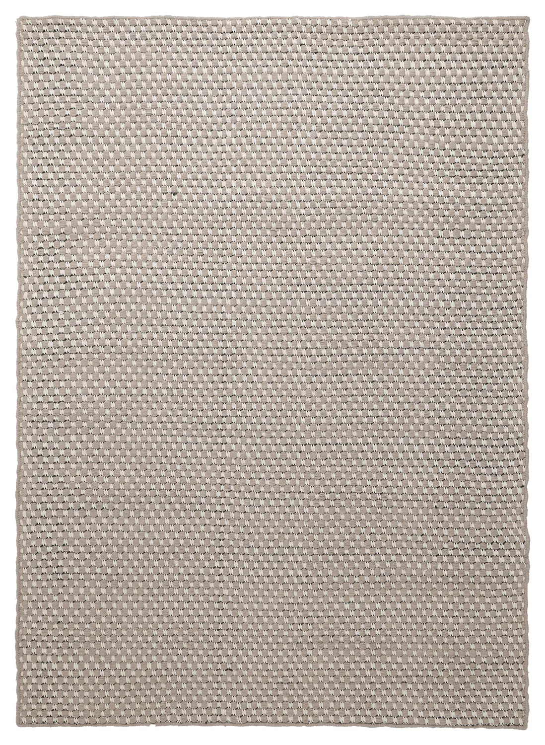 Wollen-vloerkleed - Ovelia (taupe/wit)