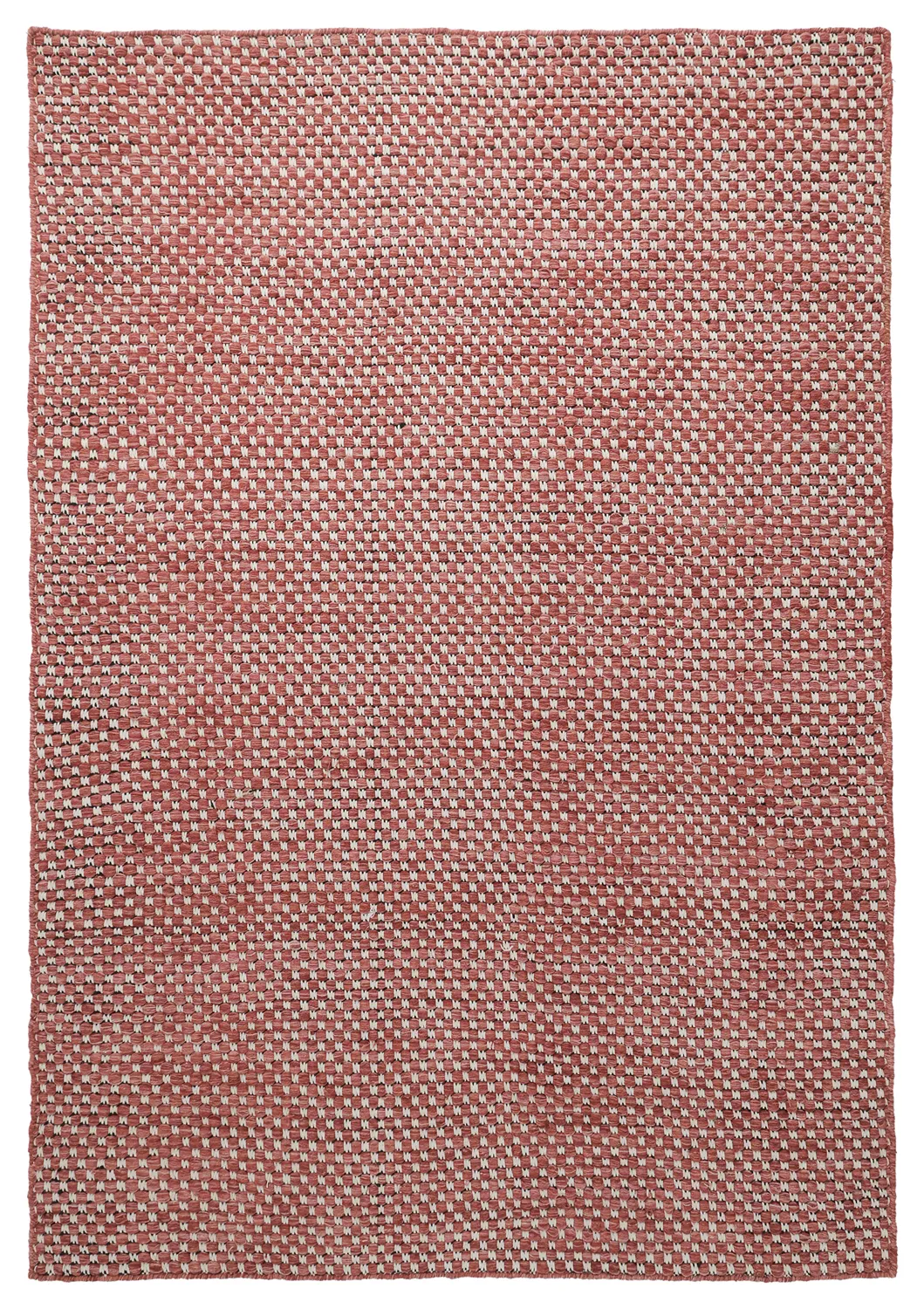 Wollen-vloerkleed - Ovelia (terracotta/wit)