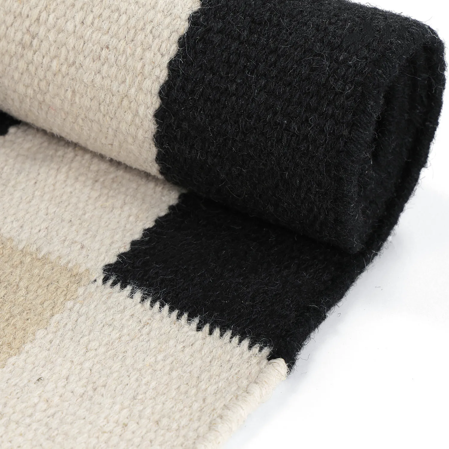 Wollen-vloerkleed - Peniche (crème/beige)