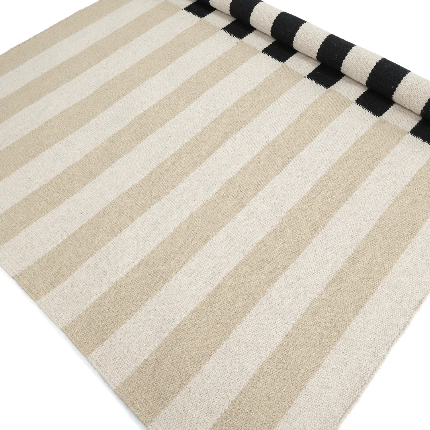 Wollen-vloerkleed - Peniche (crème/beige)