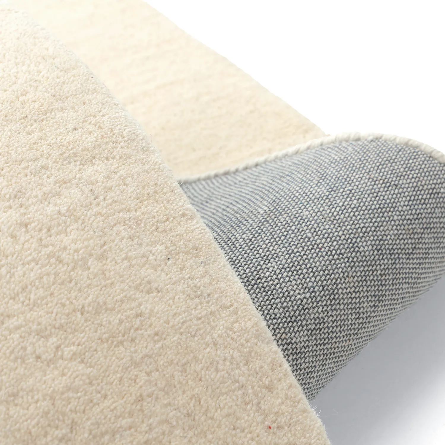 Wollen-vloerkleed - Puri Hand Tufted Wool Premium (groen/crème)