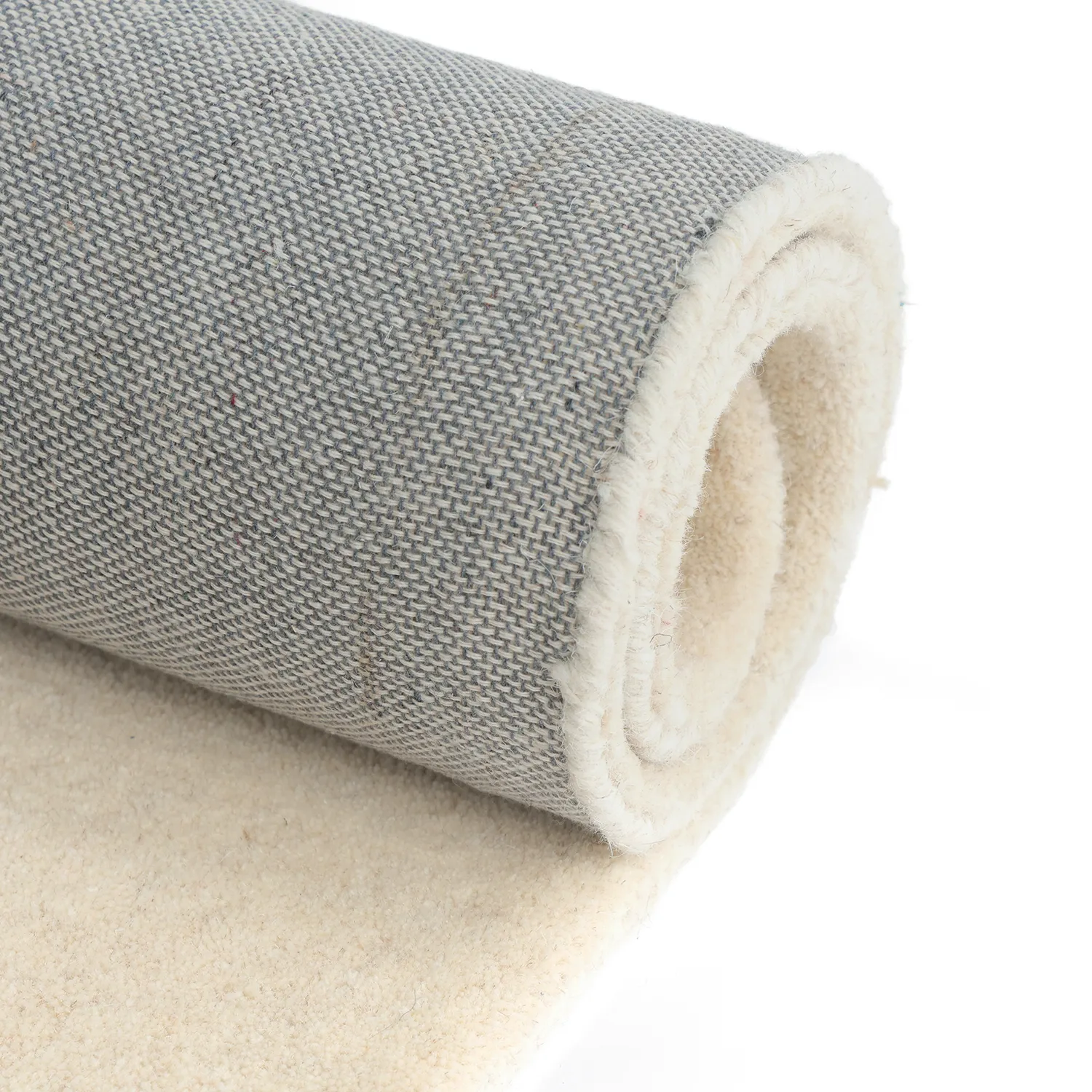 Wollen-vloerkleed - Puri Hand Tufted Wool Premium (groen/crème)