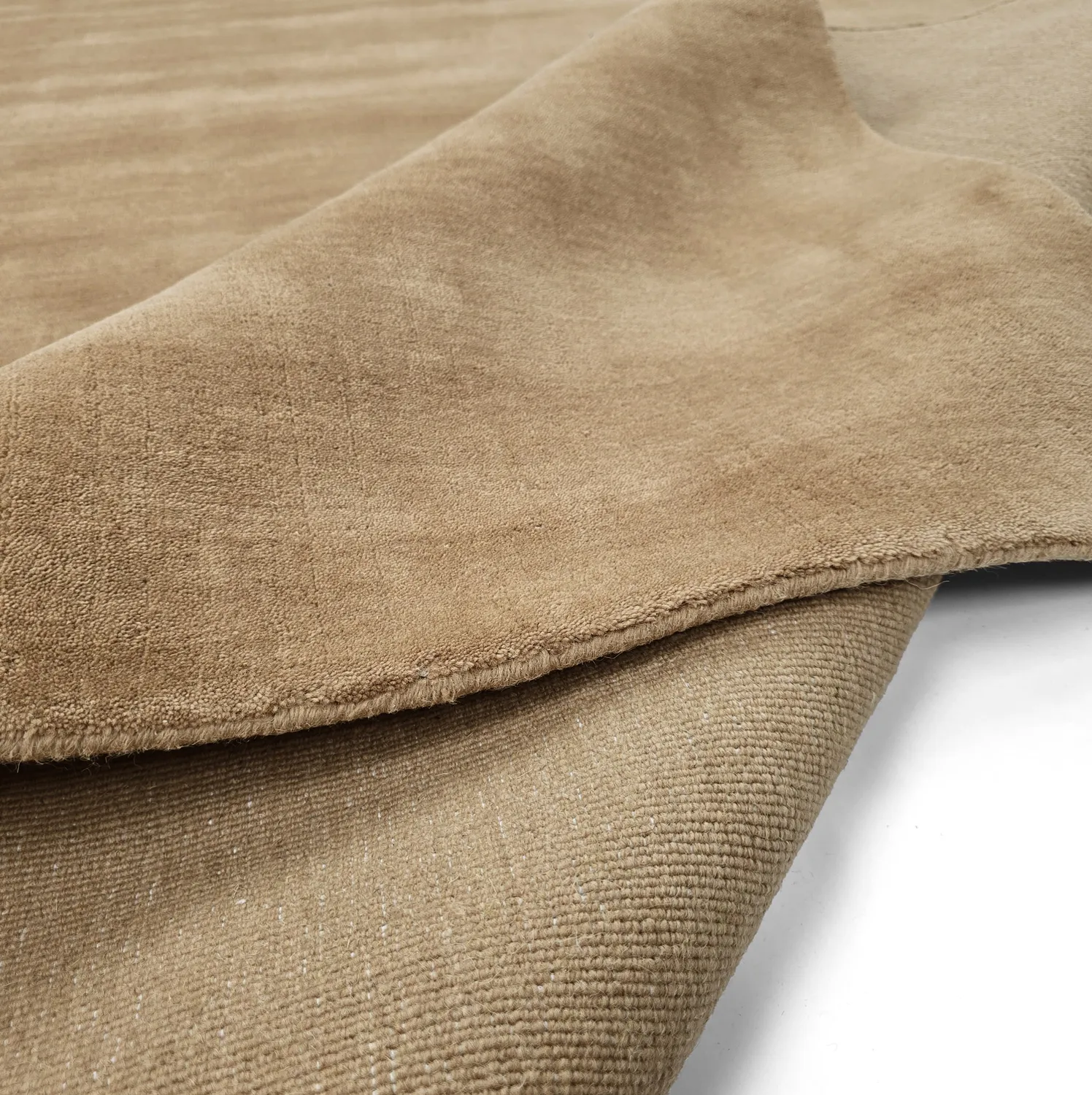 Wollen-vloerkleed - Rozel Handloom Wool Premium (beige)