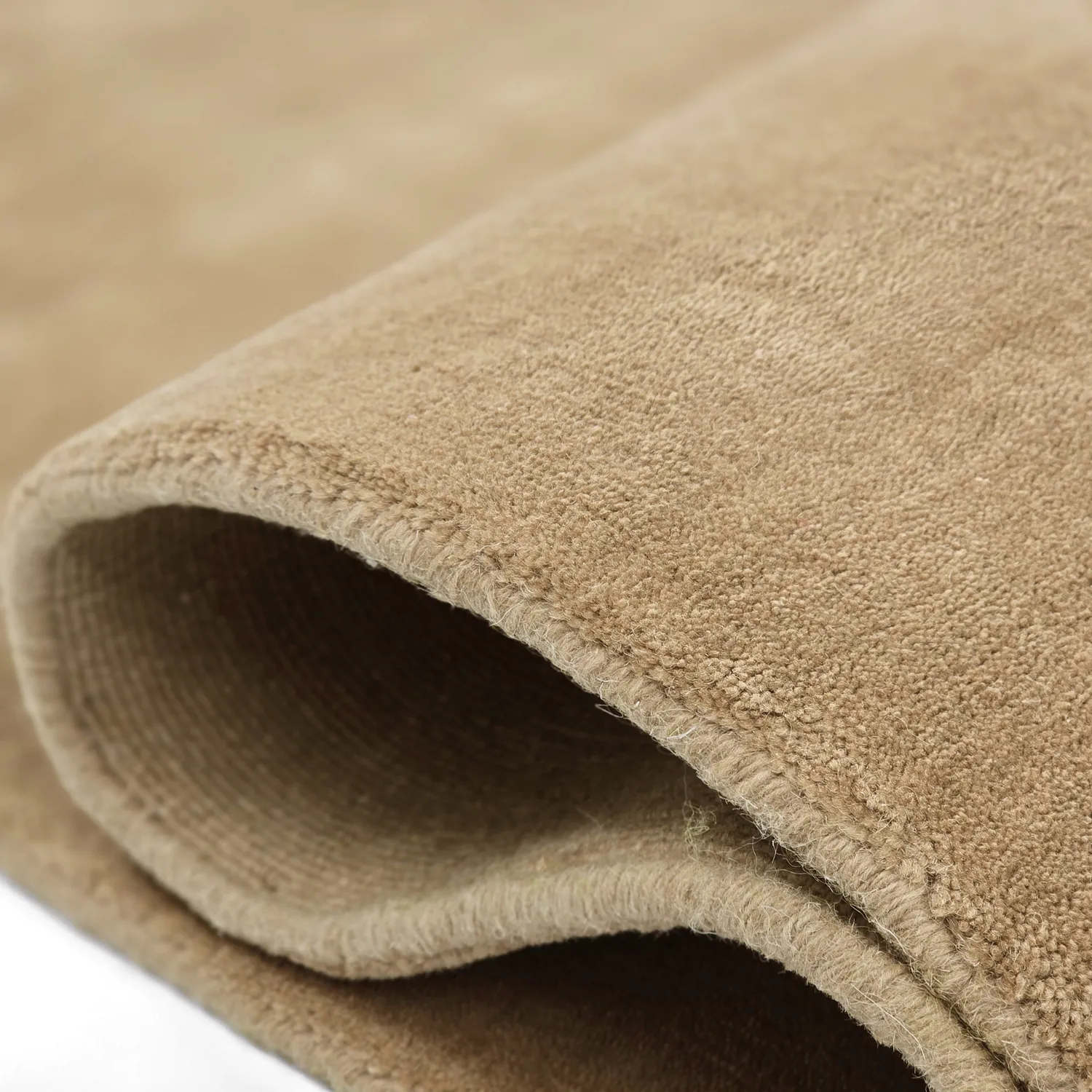 Wollen-vloerkleed - Rozel Handloom Wool Premium (beige)