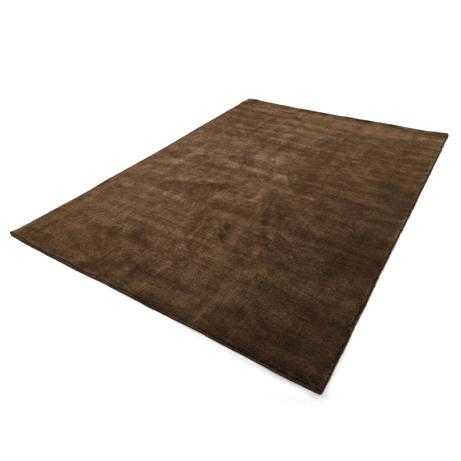 Wollen-vloerkleed - Rozel Handloom Wool Premium (bruin)