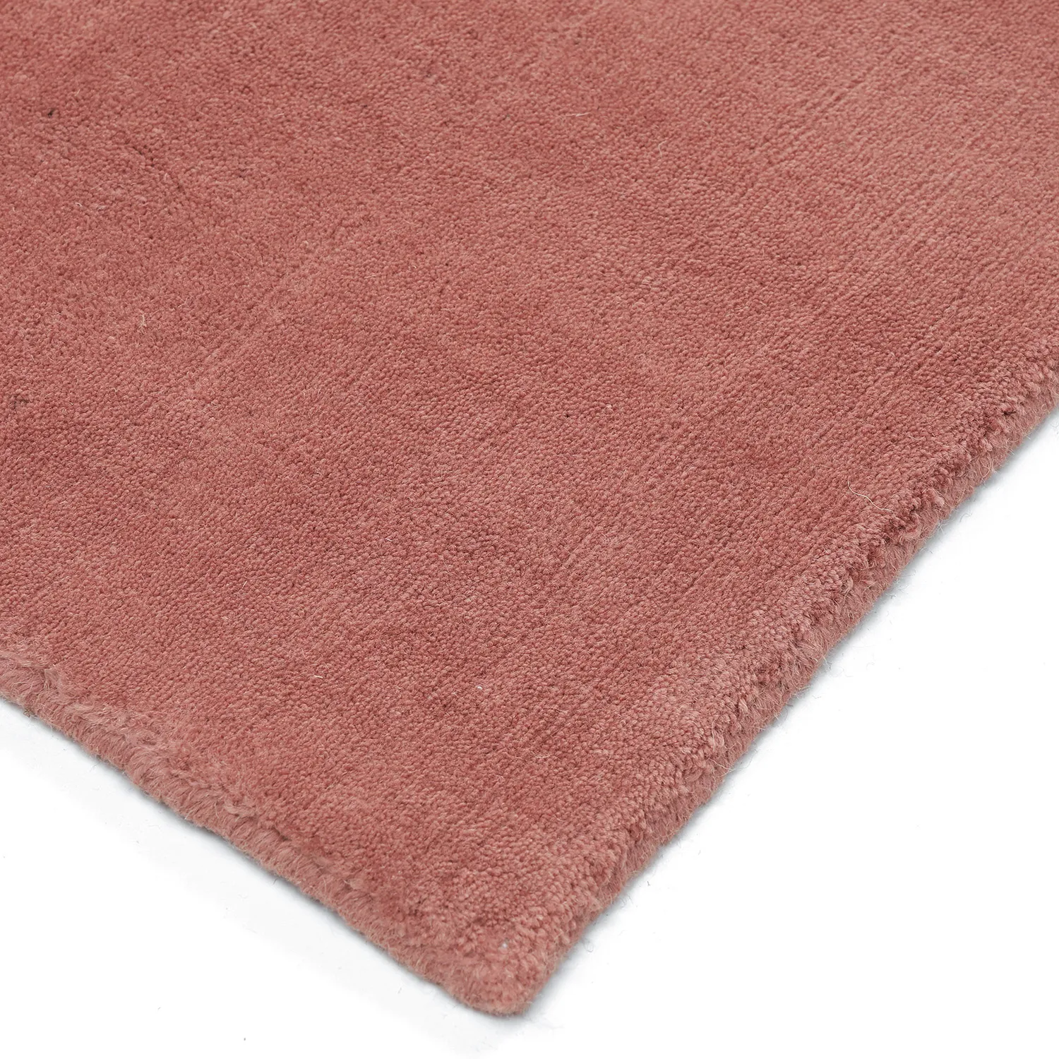 Wollen-vloerkleed - Rozel Handloom Wool Premium (stofrood)