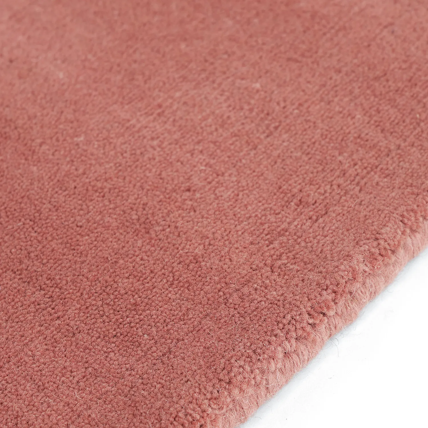 Wollen-vloerkleed - Rozel Handloom Wool Premium (stofrood)
