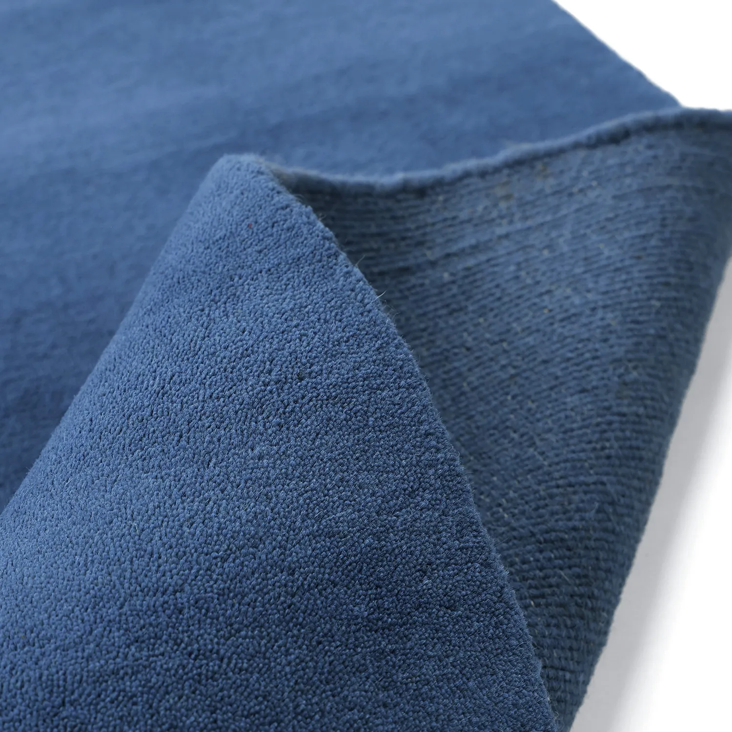 Wollen-vloerkleed - Rozel Handloom Wool Premium (marineblauw)