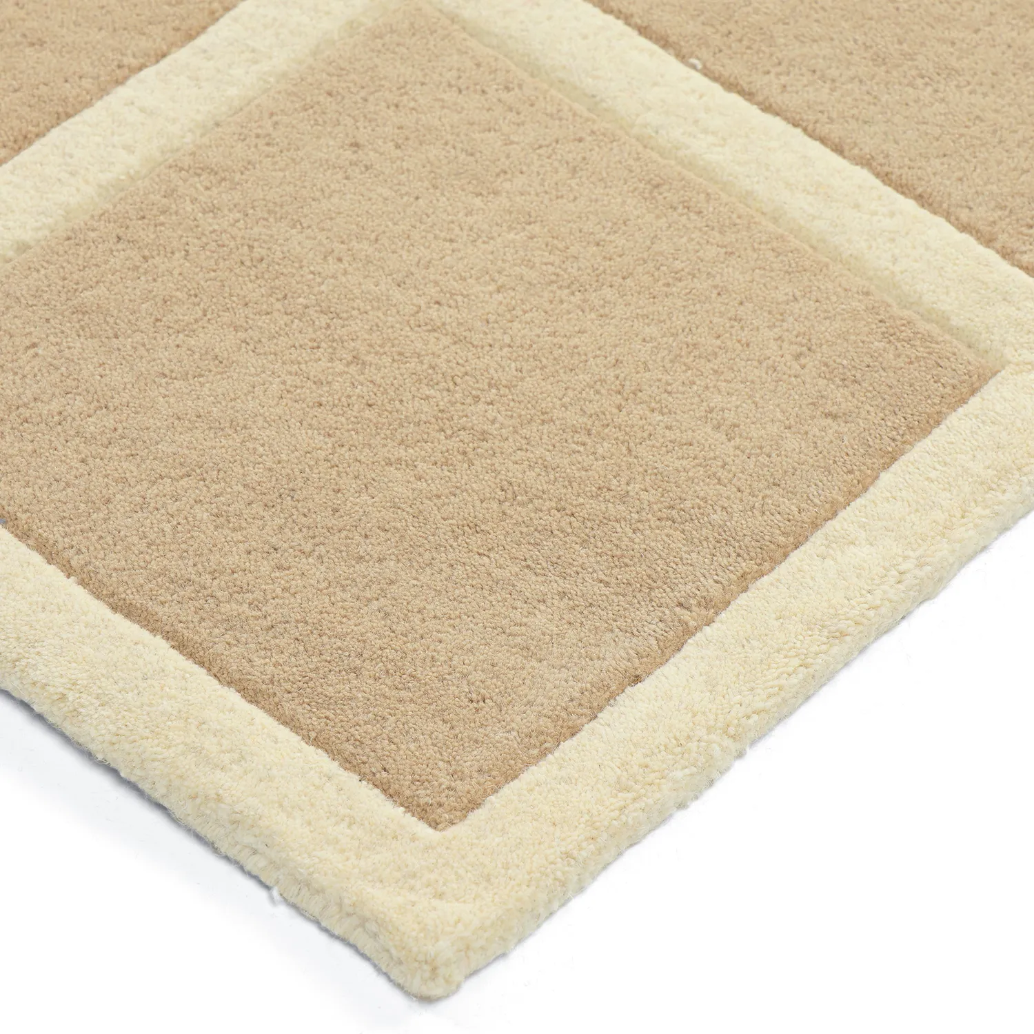 Wollen-vloerkleed - Syl Hand Tufted Wool Premium (beige/crème)
