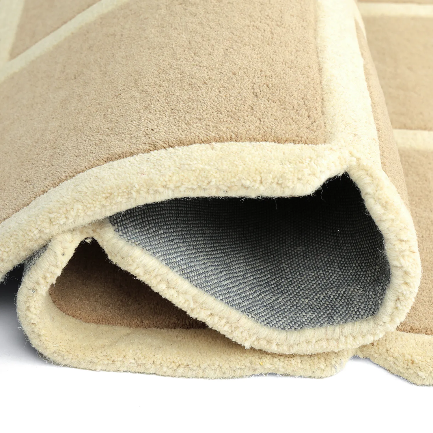 Wollen-vloerkleed - Syl Hand Tufted Wool Premium (beige/crème)