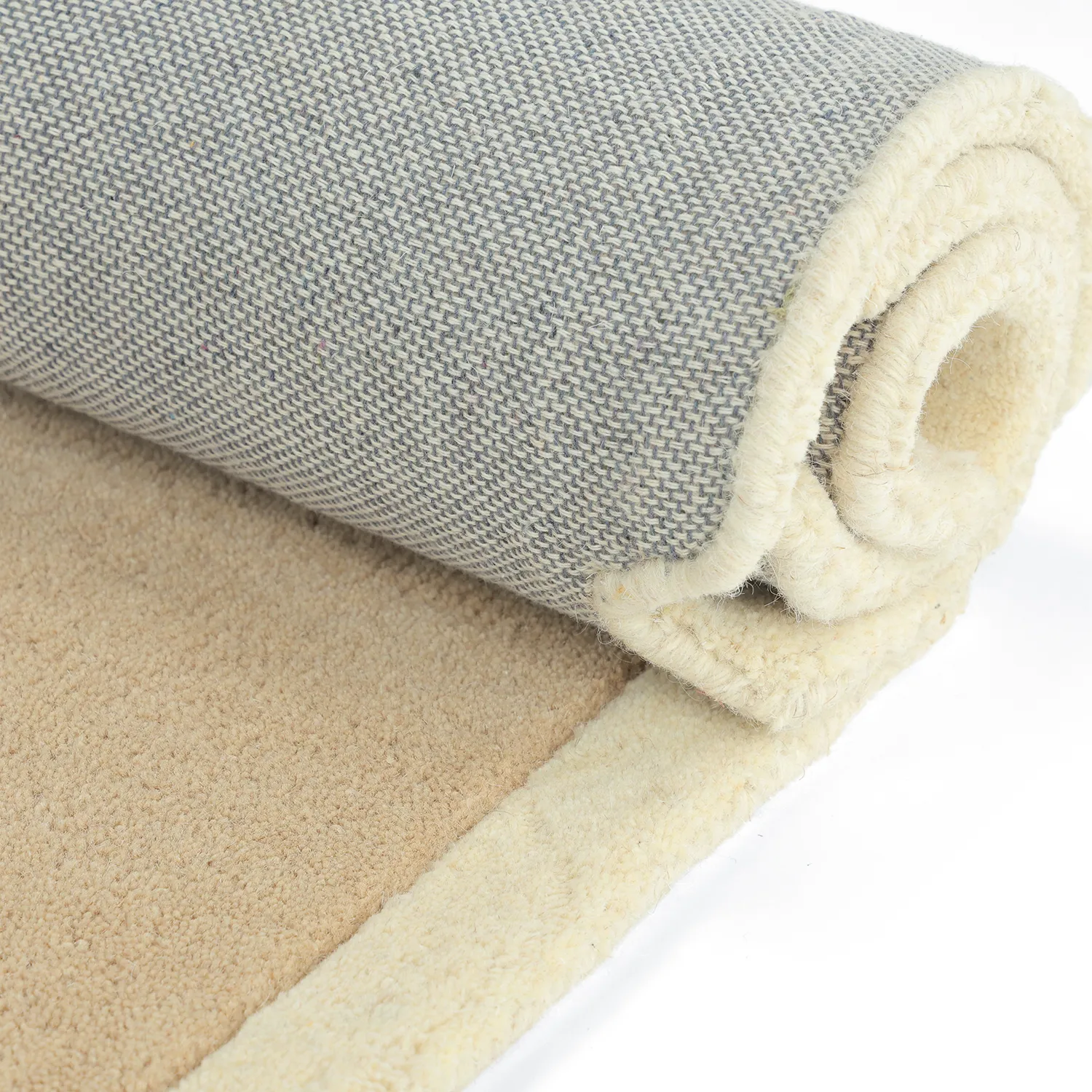 Wollen-vloerkleed - Syl Hand Tufted Wool Premium (beige/crème)