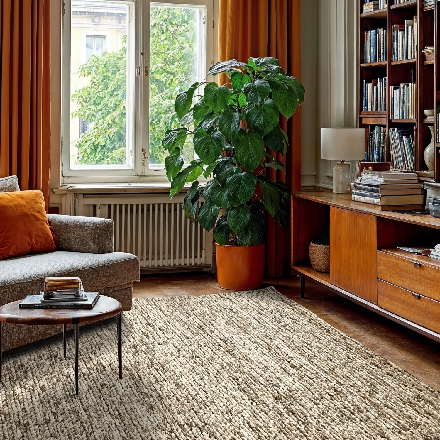 Wollen-vloerkleed - Talvia Braided Wool (natuur)
