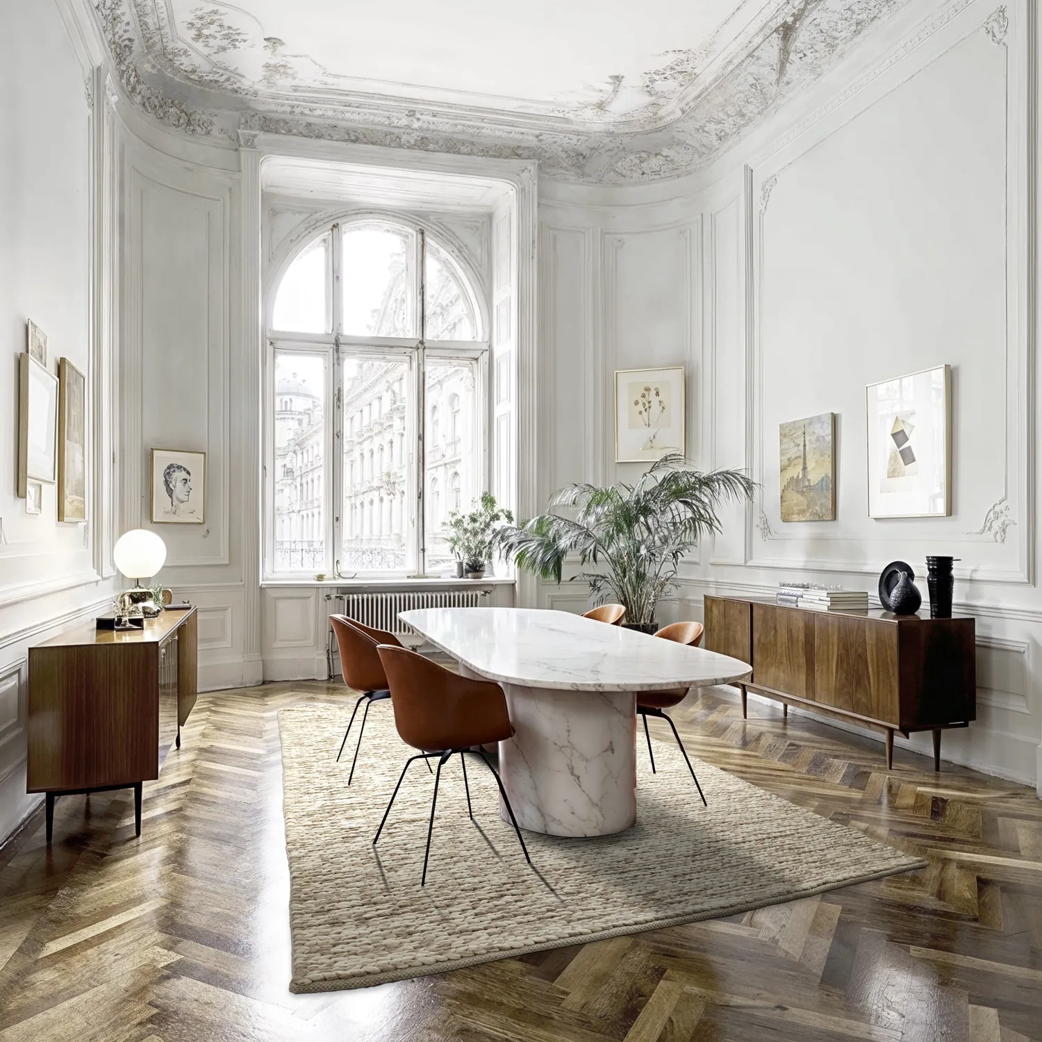 Wollen-vloerkleed - Talvia Braided Wool (natuur)