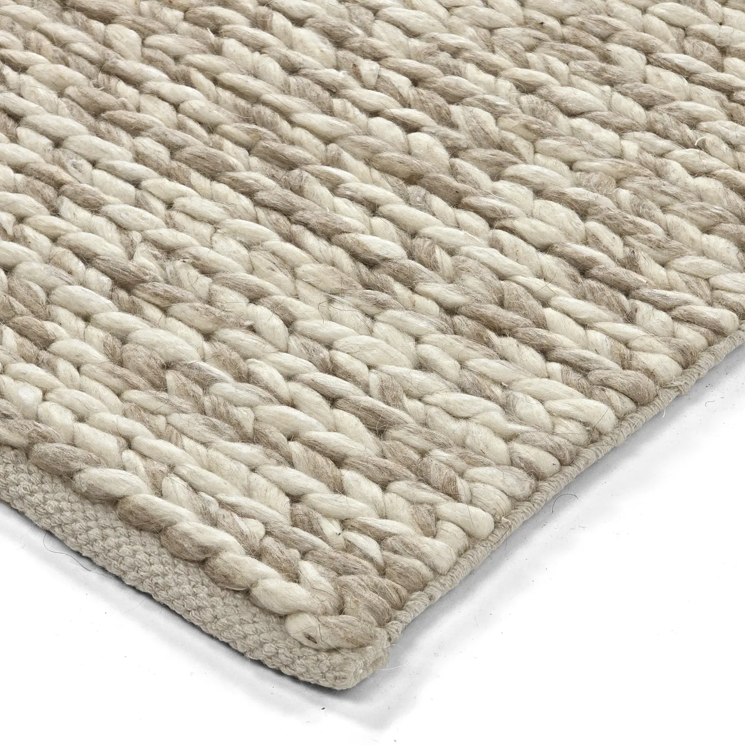 Wollen-vloerkleed - Talvia Braided Wool (natuur)