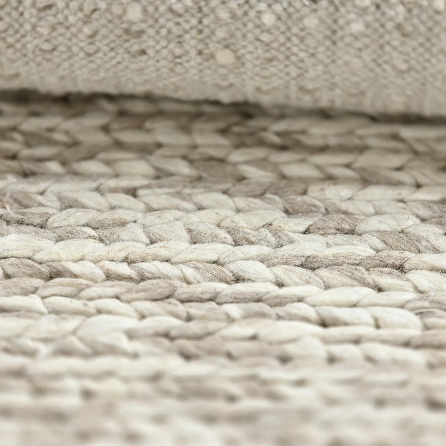 Wollen-vloerkleed - Talvia Braided Wool (natuur)