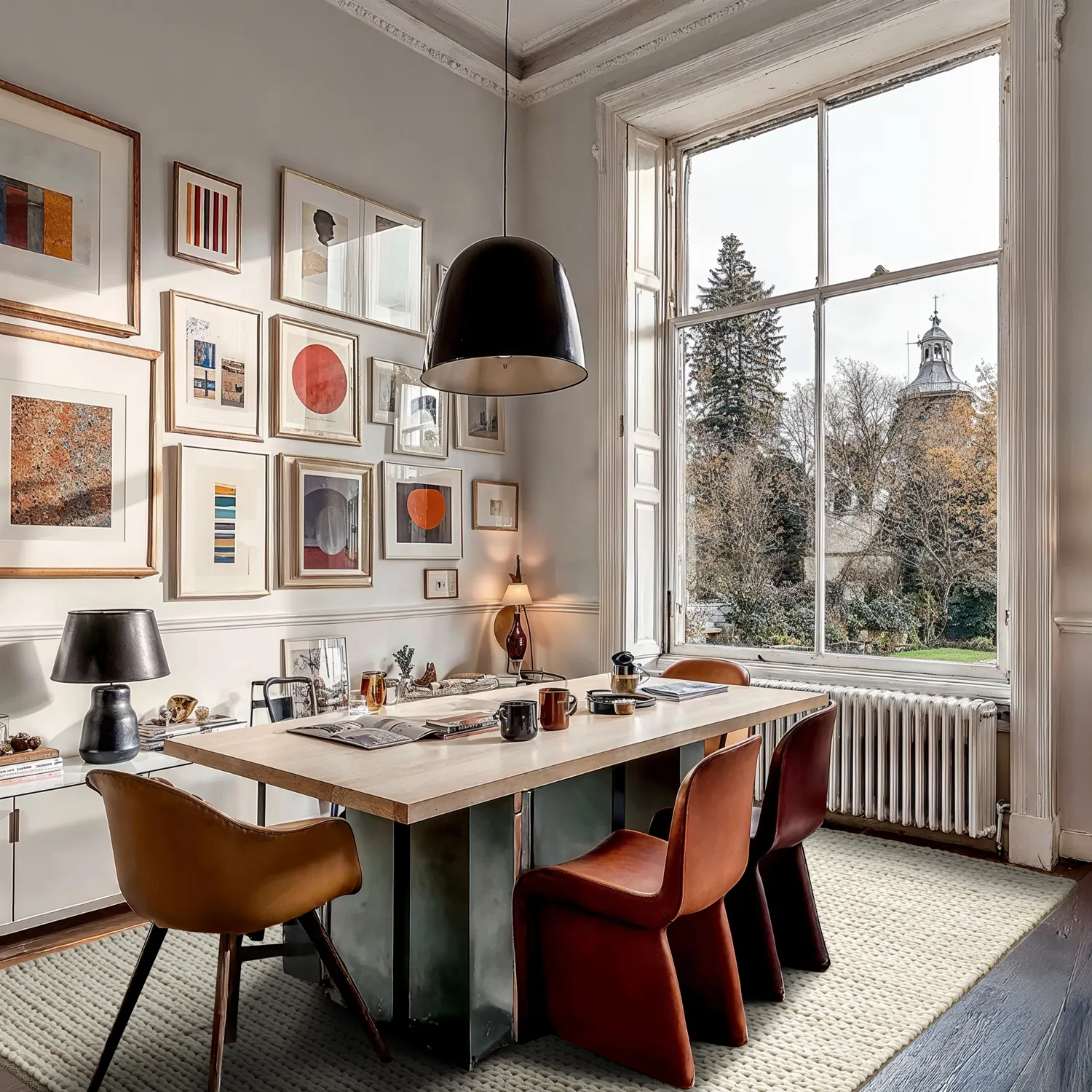 Wollen-vloerkleed - Talvia Braided Wool (gebroken wit)