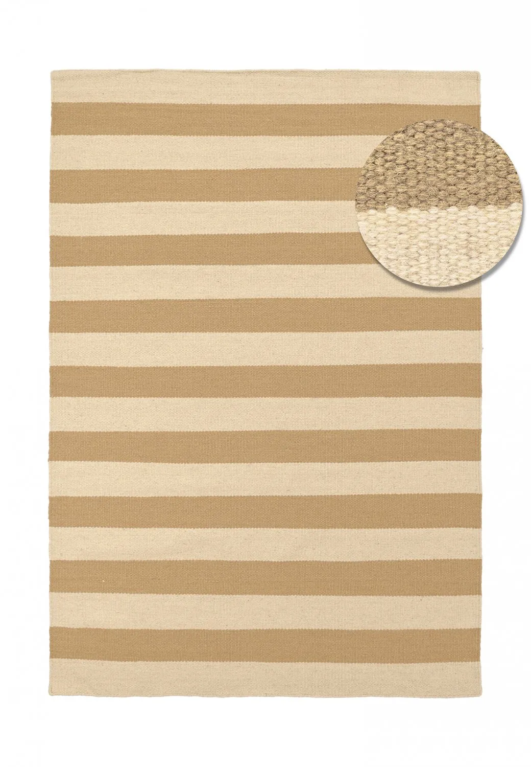 Wollen-vloerkleed - Torquay (wit/beige)