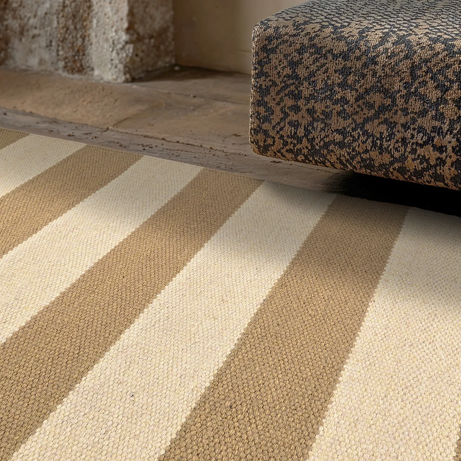 Wollen-vloerkleed - Torquay (wit/beige)