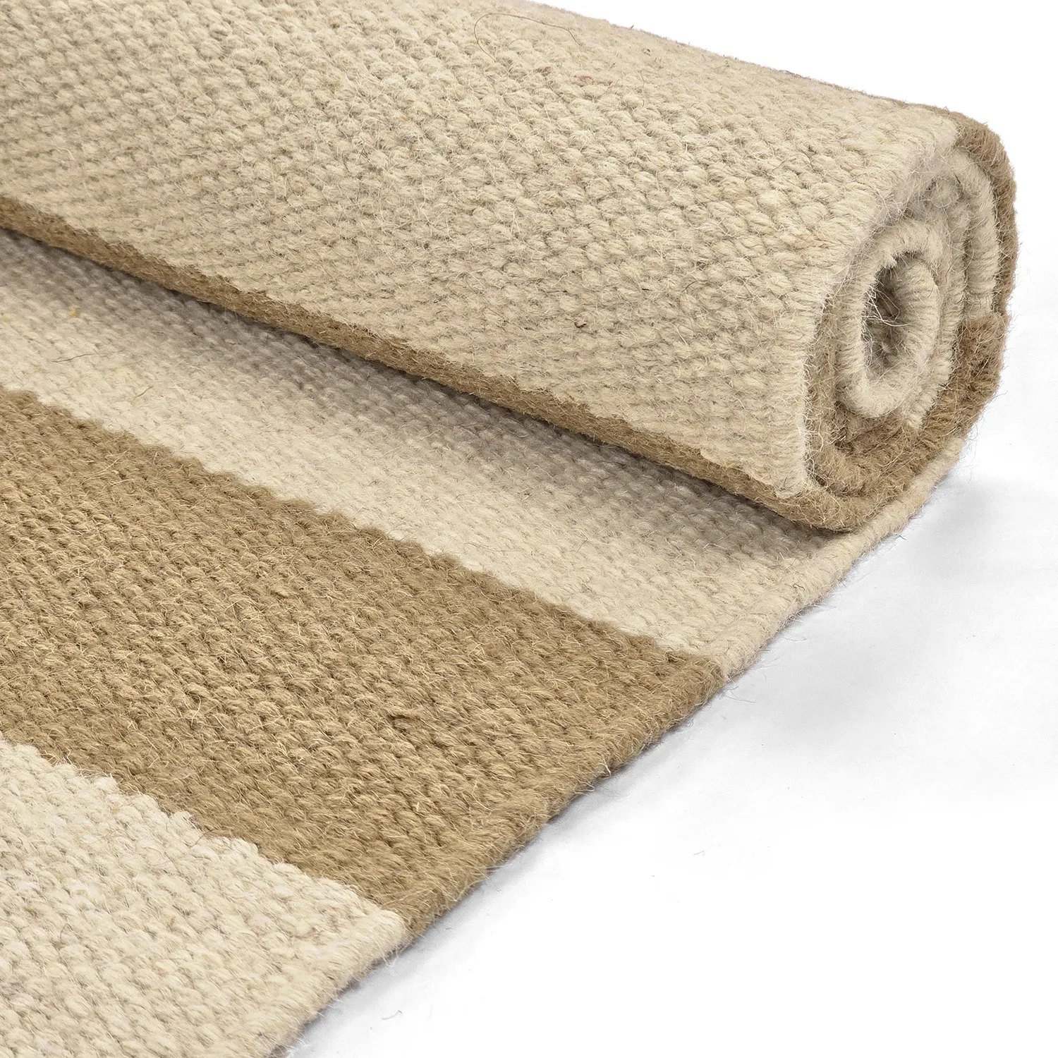 Wollen-vloerkleed - Torquay (wit/beige)