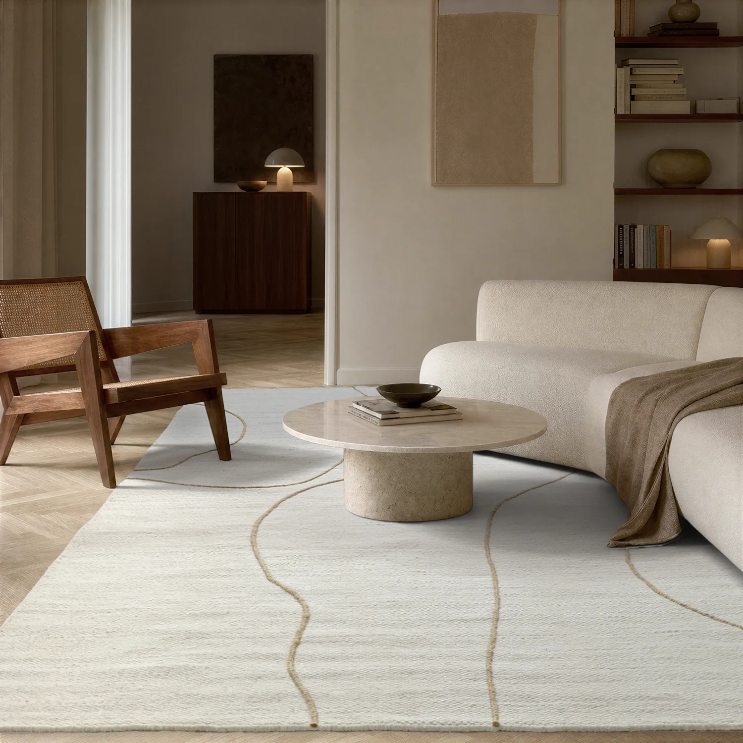 Wollen-vloerkleed - Viseu (room)