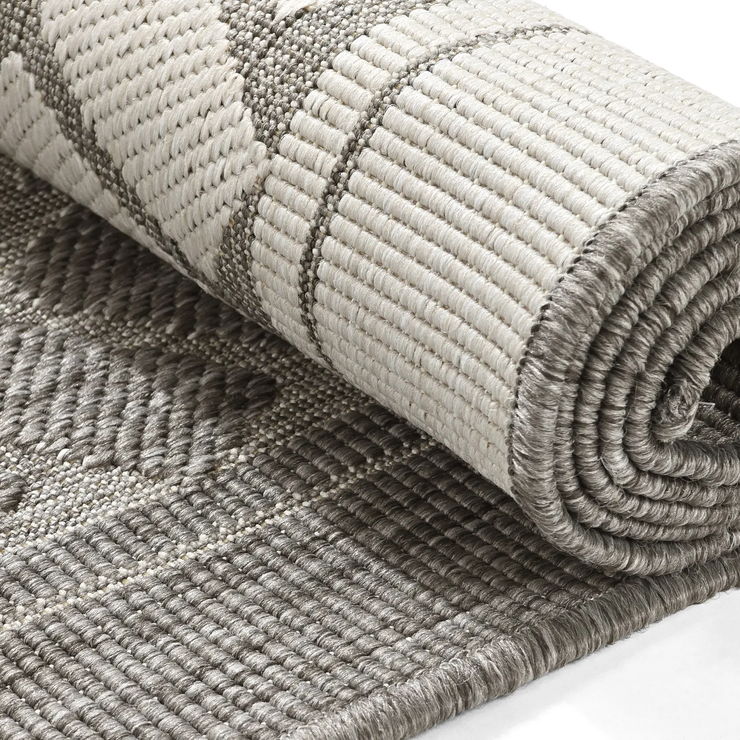 Vloerkleden voor binnen en buiten - Aria (grijs)