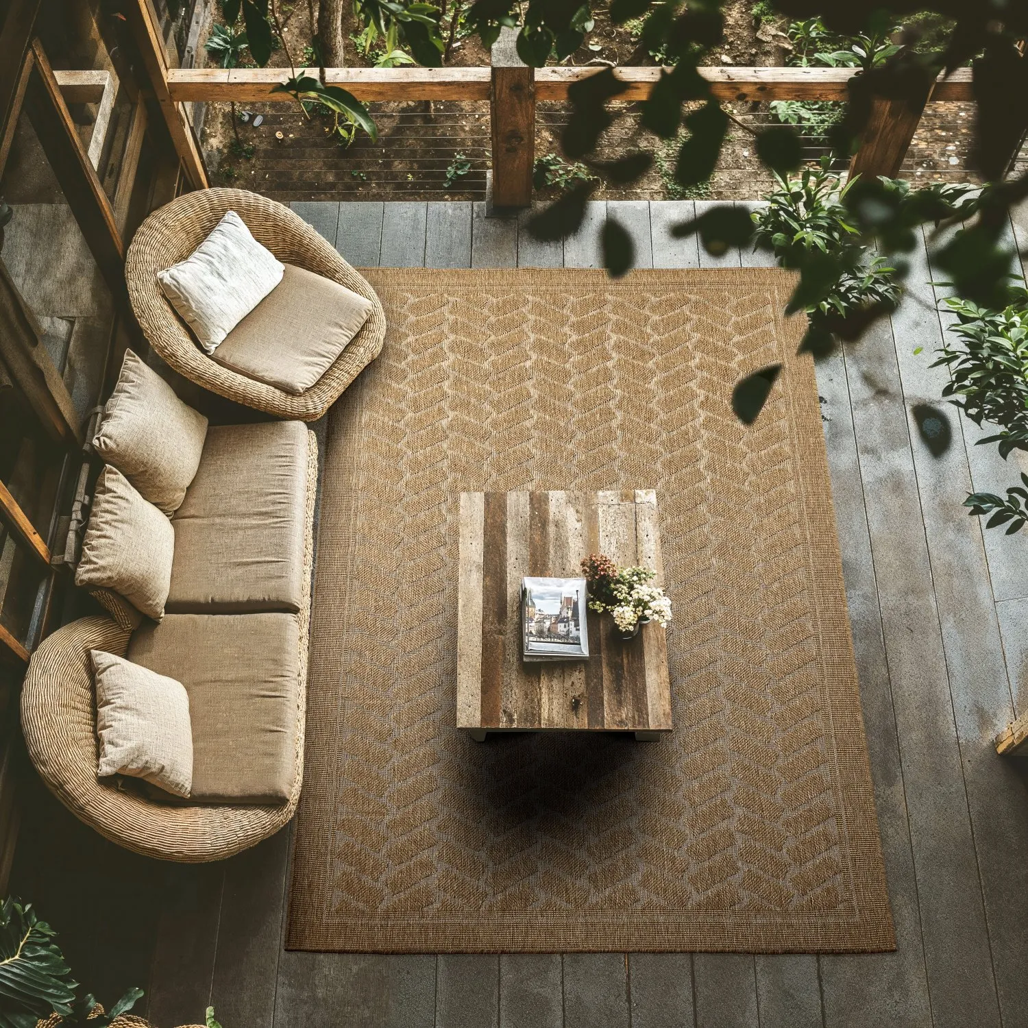 Vloerkleden voor binnen en buiten - Aria (jute)