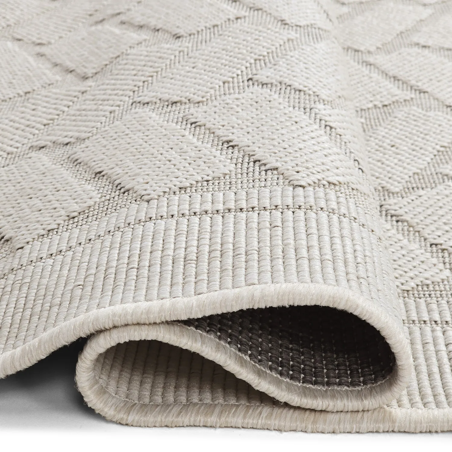 Vloerkleden voor binnen en buiten - Aria (gebroken wit)
