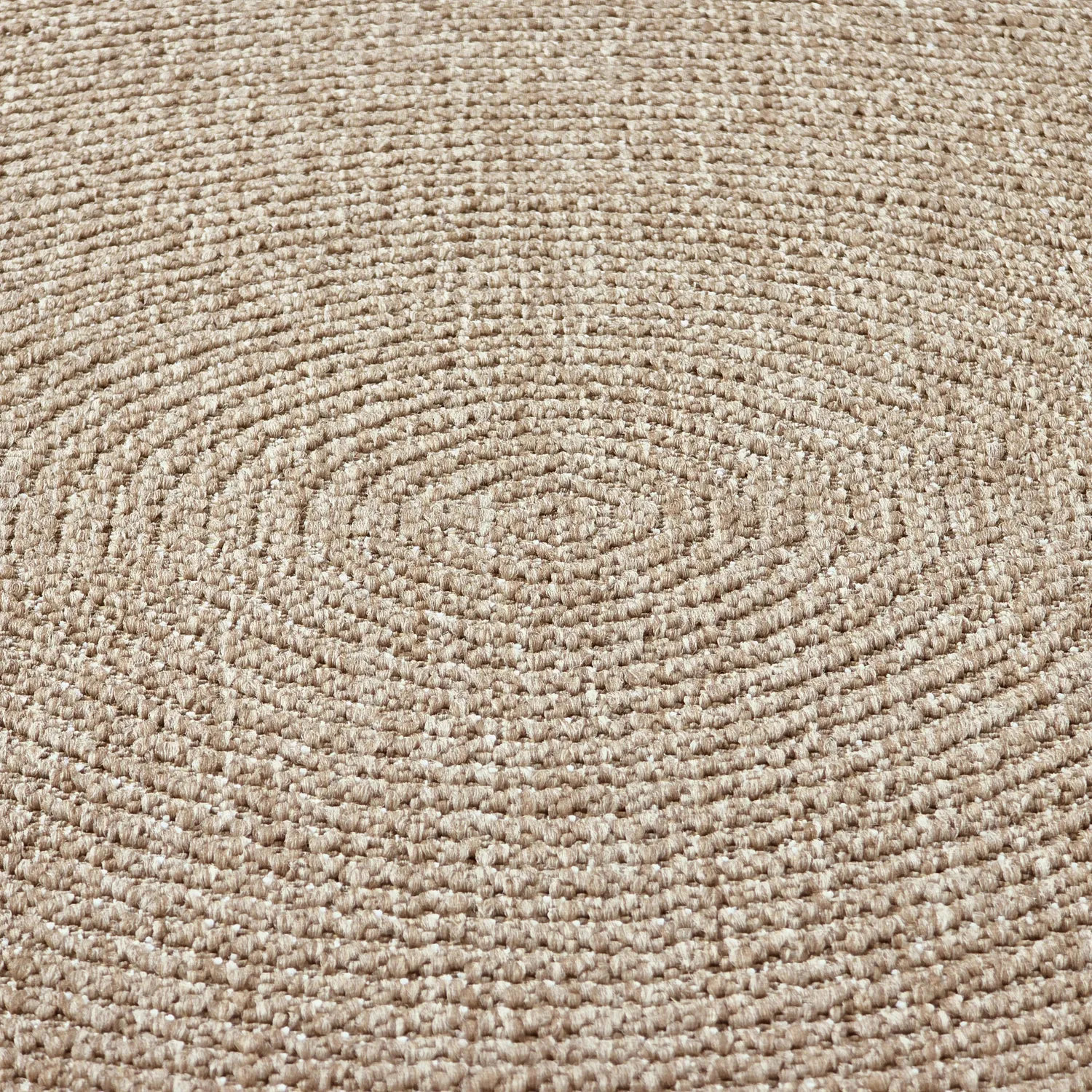 Rond vloerkleed - Indoor/Outdoor Arlo (beige)