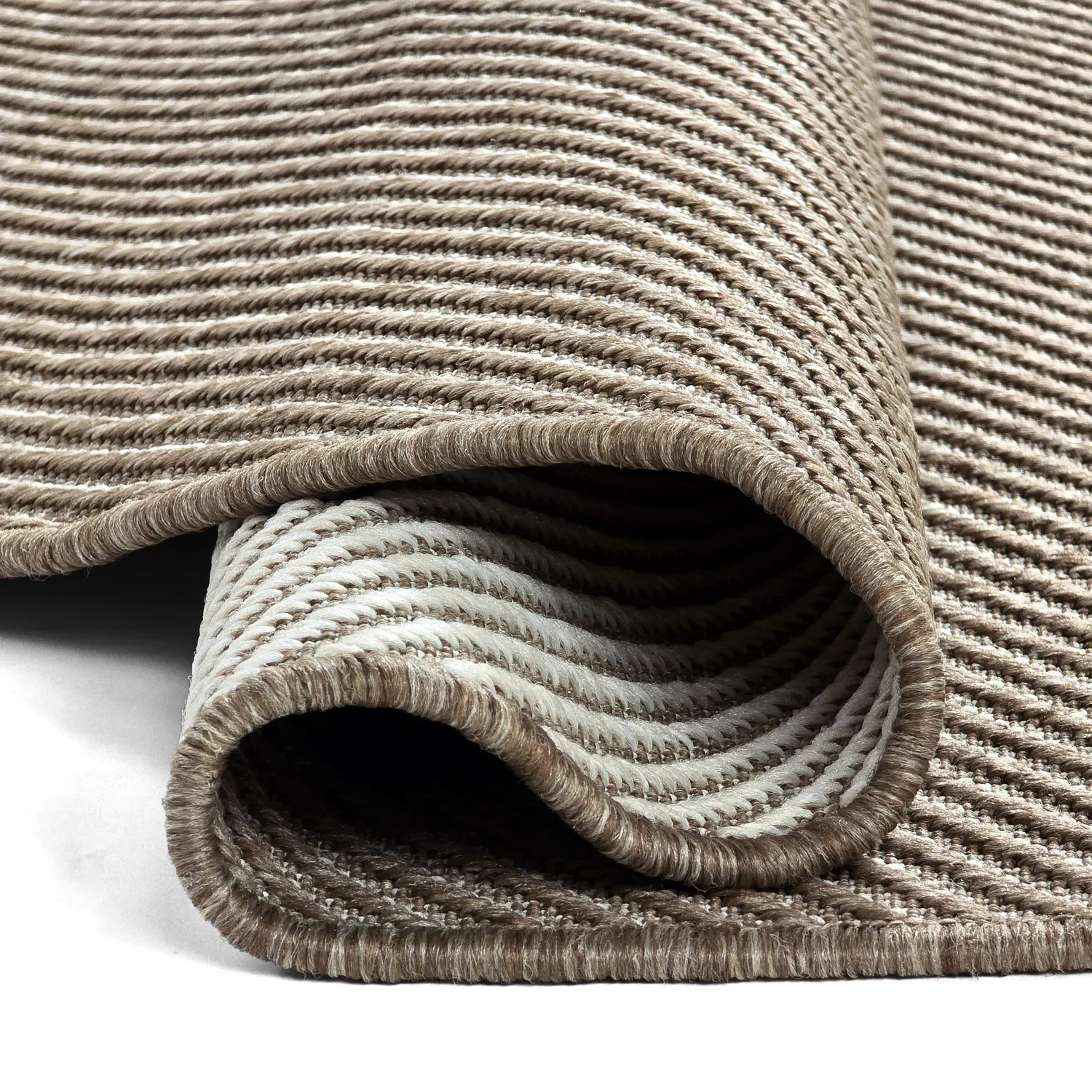 Rond vloerkleed - Indoor/Outdoor Bennett (beige)