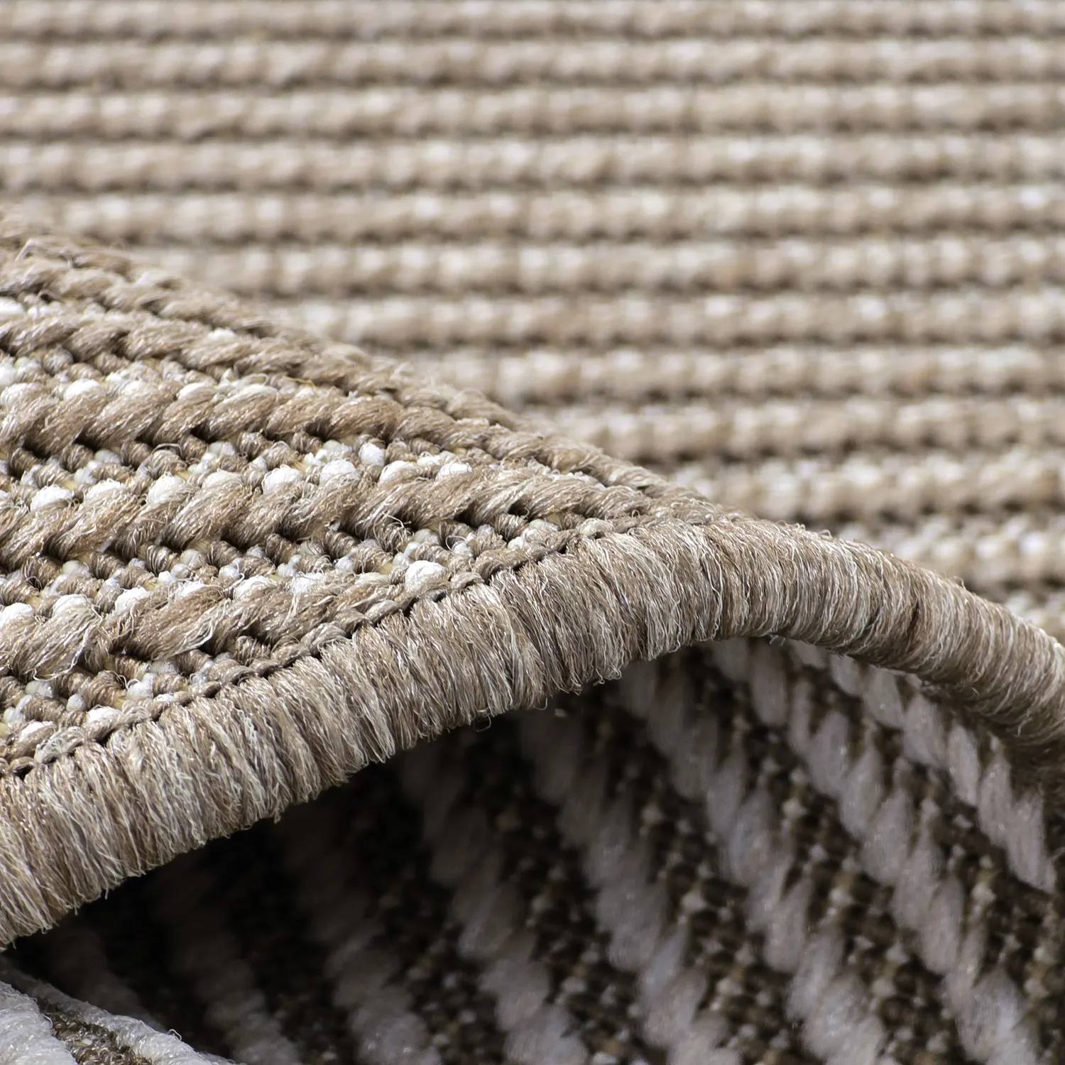 Rond vloerkleed - Indoor/Outdoor Bennett (beige)