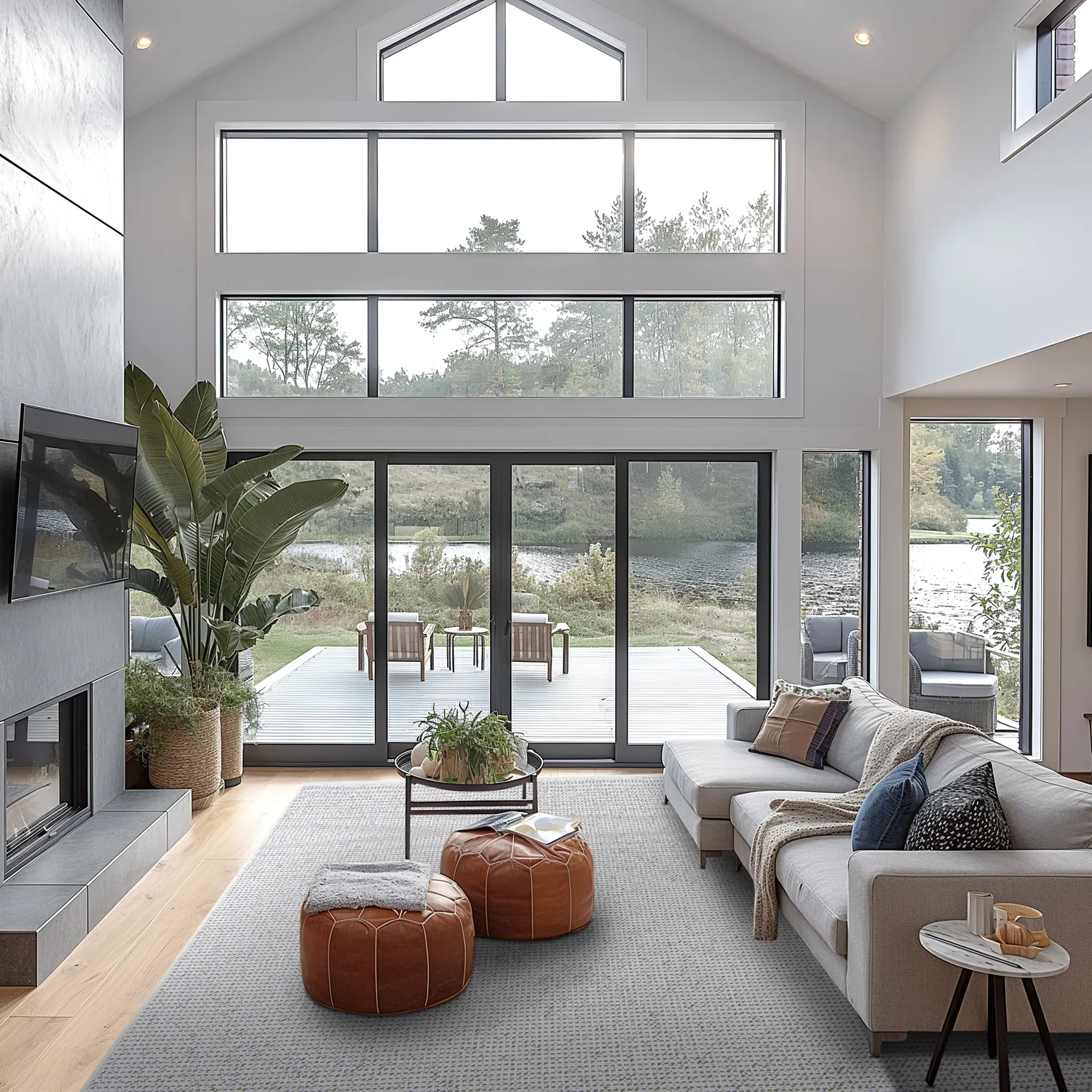 Vloerkleden voor binnen en buiten - Tromsø (bruin)