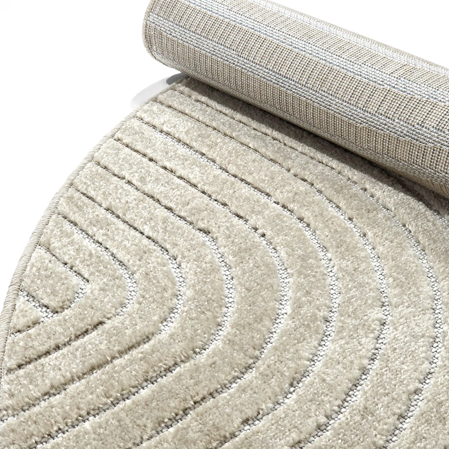 Rond vloerkleed - Indoor/Outdoor Devon (beige)