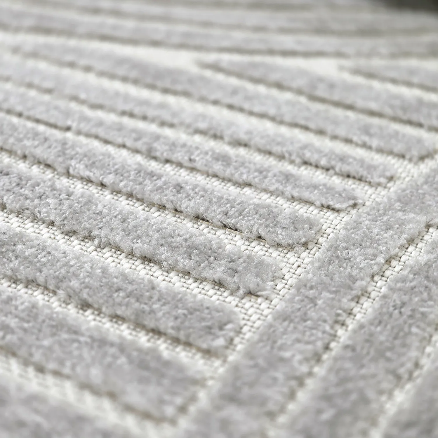 Rond vloerkleed - Indoor/Outdoor Devon (grijs)