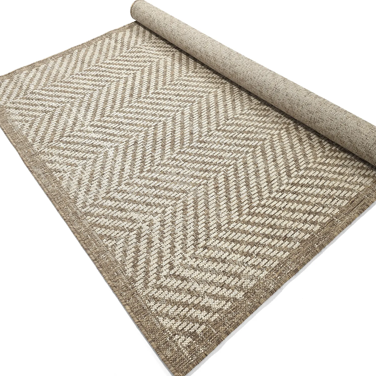 Shaggy Indoor/Outdoor - Donora (bruin)