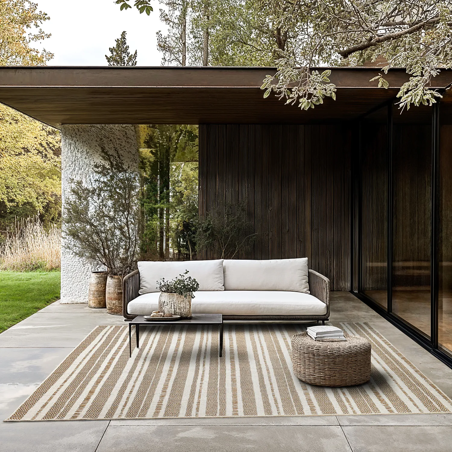 Vloerkleden voor binnen en buiten - Ethan (jute)