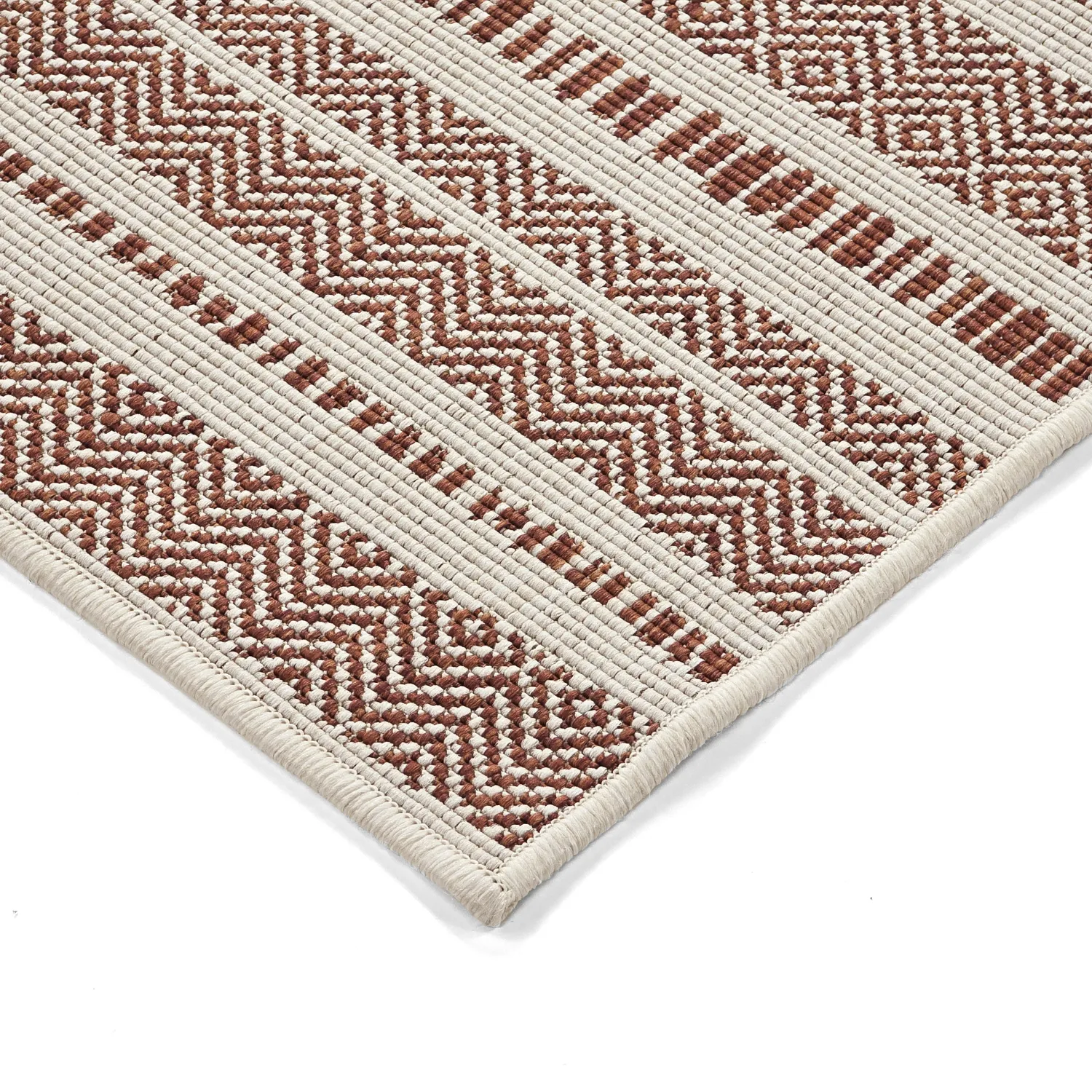 Vloerkleden voor binnen en buiten - Ethan (oranje)