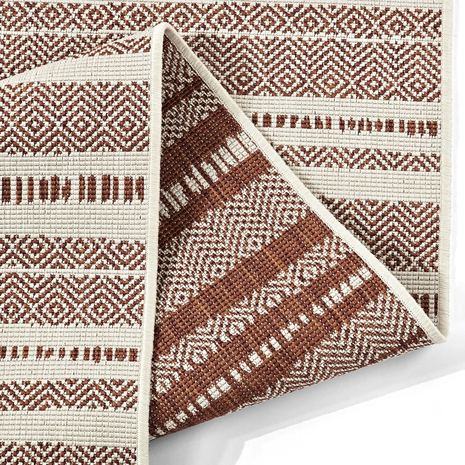 Vloerkleden voor binnen en buiten - Ethan (oranje)