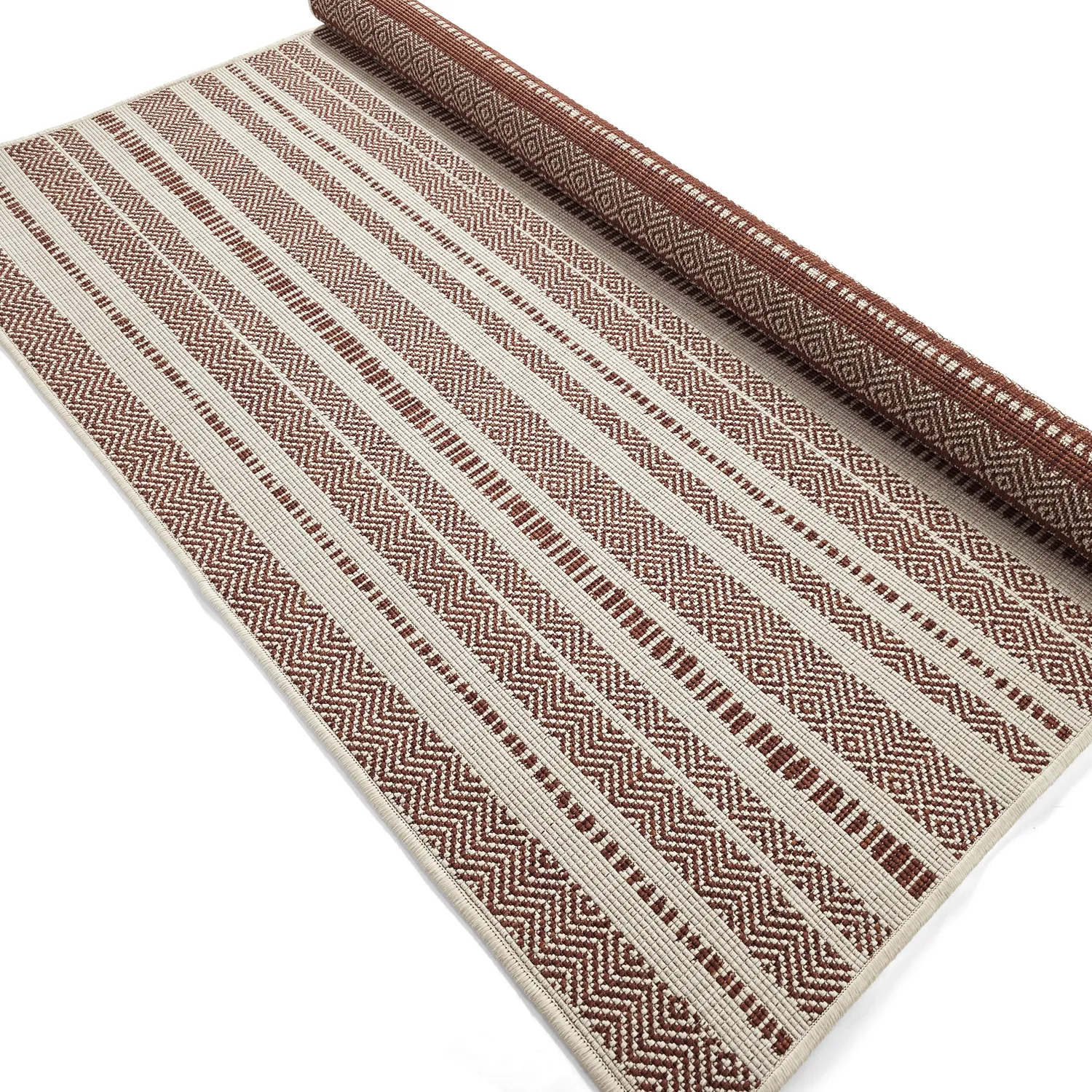 Vloerkleden voor binnen en buiten - Ethan (oranje)