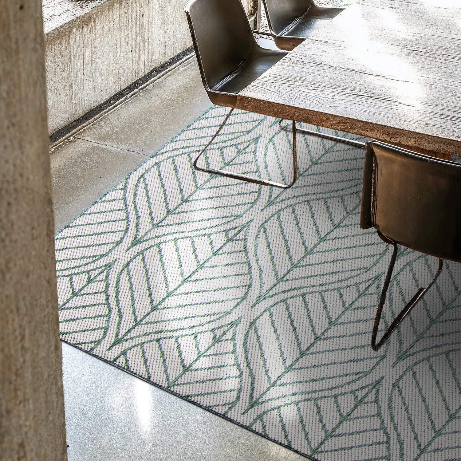 Vloerkleden voor binnen en buiten - Harvey (groen)