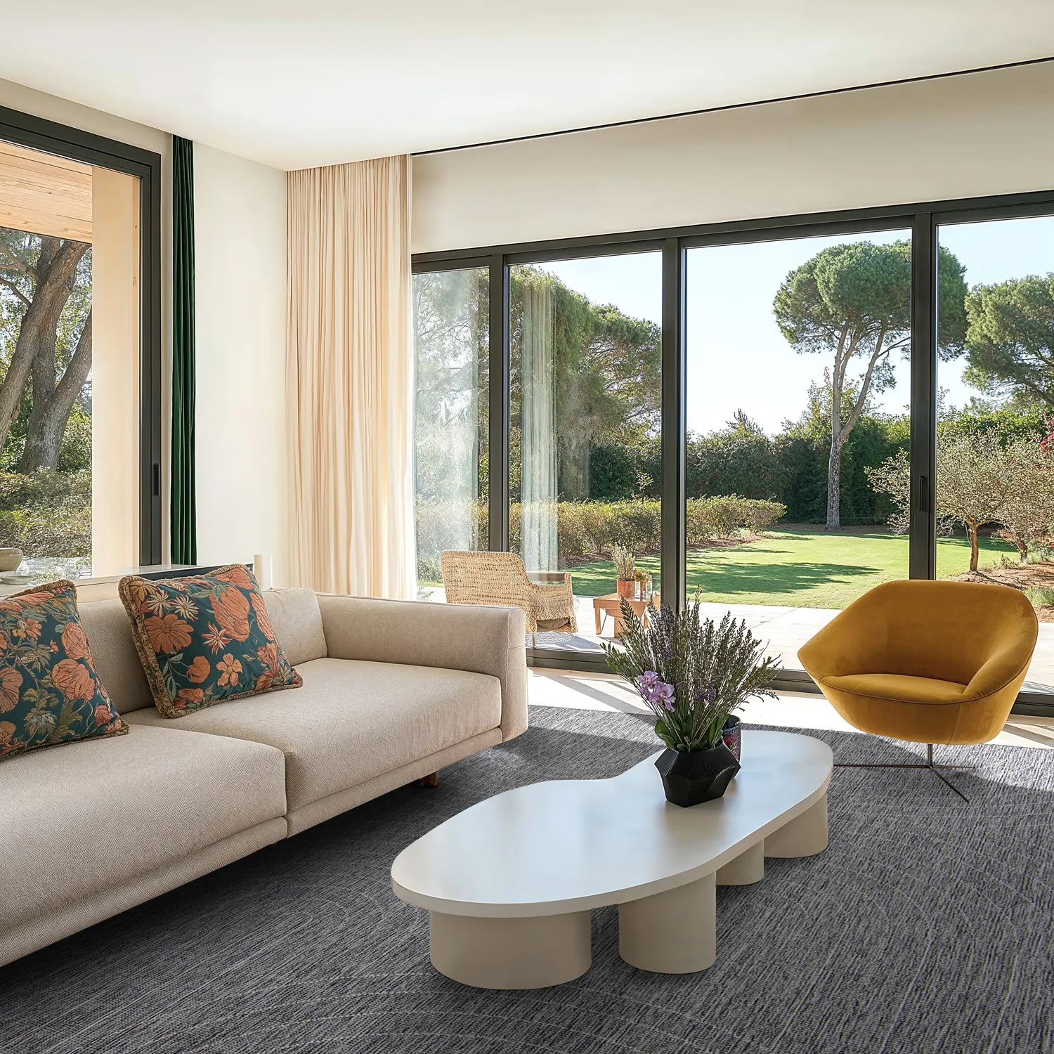 Vloerkleden voor binnen en buiten - Hayden (grijs)