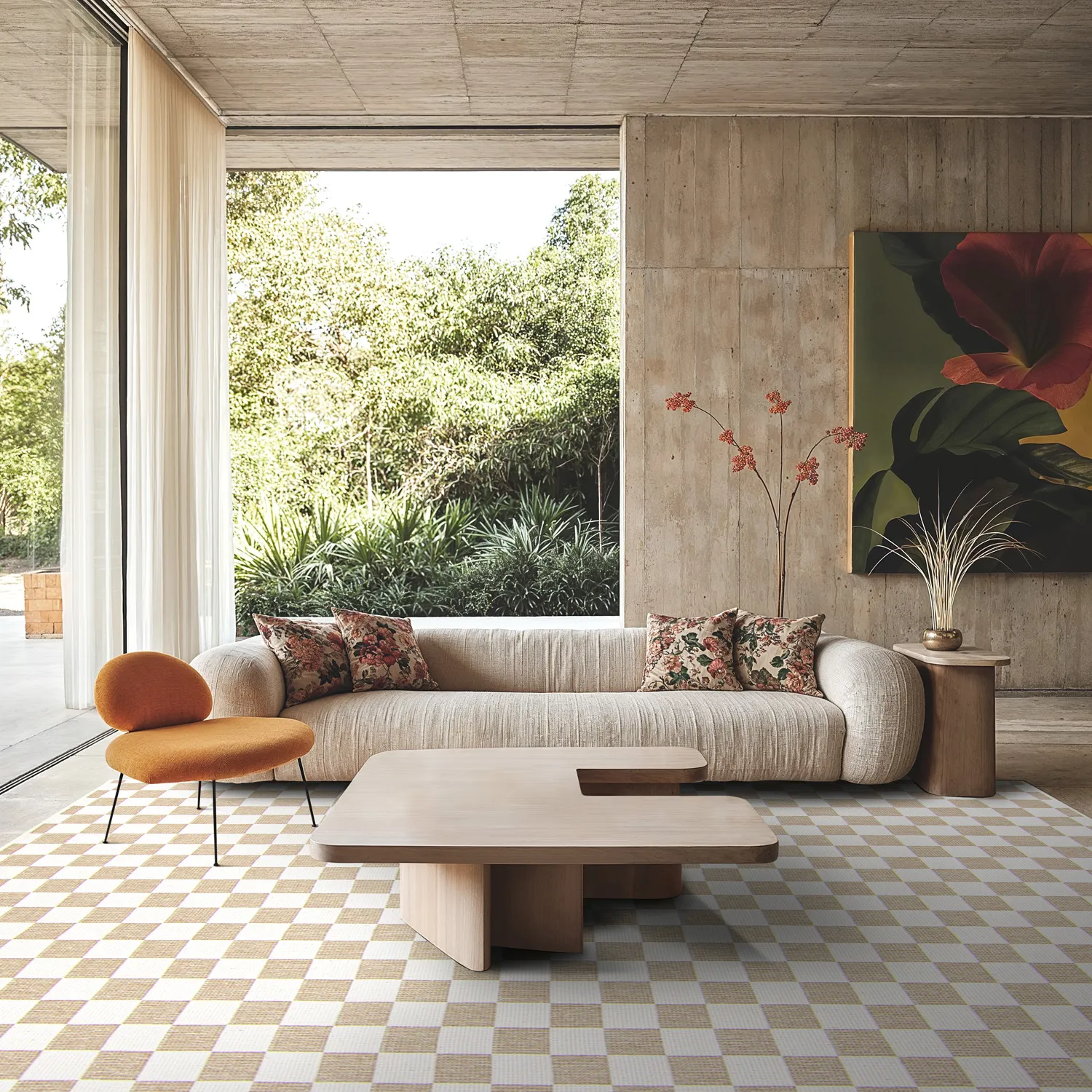 Vloerkleden voor binnen en buiten - Lucida (beige)