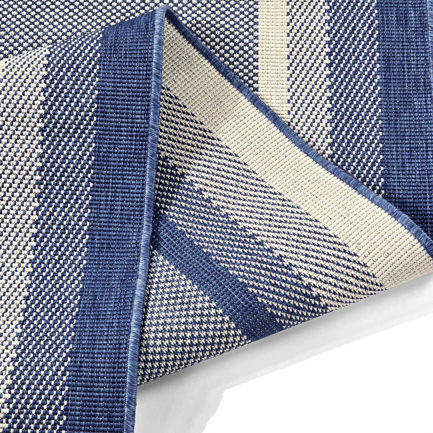 Vloerkleden voor binnen en buiten - Mason (blauw)