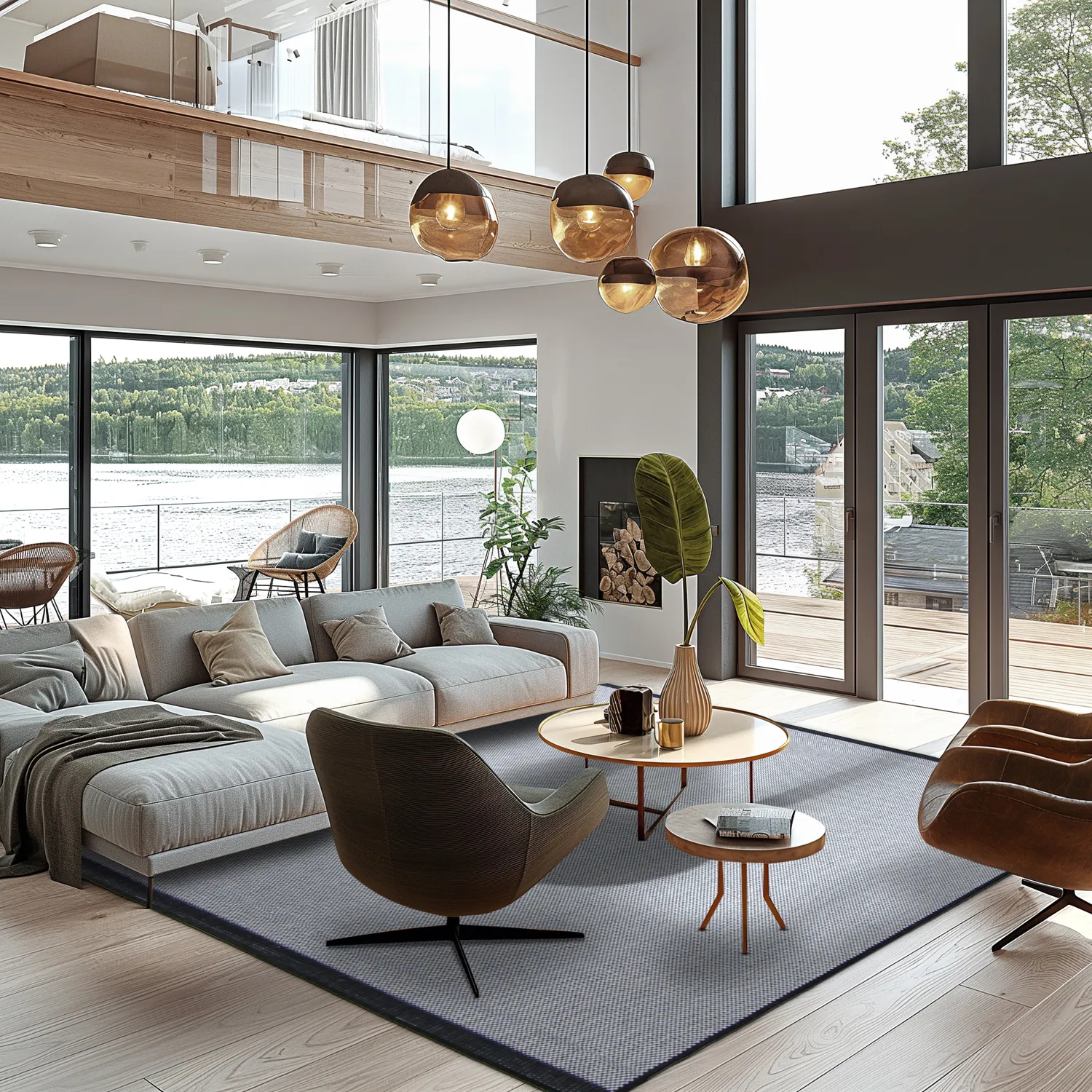 Vloerkleden voor binnen en buiten - Sortelha (zwart)